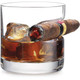 Old Fashioned Whiskey Glass with Cigar Rest (2-Pack) product