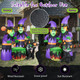 6-Foot Witches with Cauldron Inflatable product