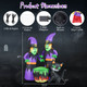 6-Foot Witches with Cauldron Inflatable product