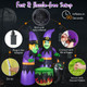 6-Foot Witches with Cauldron Inflatable product