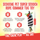 Scoochie Pet Super Scooch Braided Rope Squeaky Dog Tug Toys product