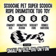 Scoochie Pet Super Scooch Braided Rope Squeaky Dog Tug Toys product