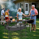 Folding Camping Table with Aluminum Tabletop and Mesh Bag product