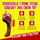 Scoochie Pet Scoochzilla Tough Squeaky Dog Chew Toys product