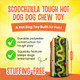 Scoochie Pet Scoochzilla Tough Squeaky Dog Chew Toys product