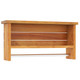 2-Tier Solid Teak Wood Bathroom Shelf product