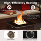 32.5" Outdoor Propane Fire Pit Table product