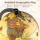 5.5-Inch Desktop Rotating Antique World Globe product