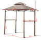 Outdoor 8' x 5'  Barbecue Grill Gazebo with Air Vent product