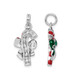 Sterling Silver Candy Cane Charm Pendant Necklace product