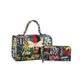 Graffiti Bee Print Satchel & Wallet Set product