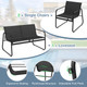 8-Piece Patio Furniture Set with Tempered Glass Top product