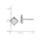 Polished Titanium Square Earrings product