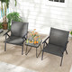 Patio Chairs with Breathable Mesh Fabric product
