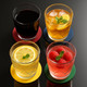 EPURE Elisse Luxe 13 oz Faceted Glass Cups (Set of 4) product