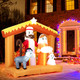 6-foot Inflatable Nativity Scene Decoration product