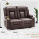 Loveseat Recliner with  Cup Holder and Side Pockets product