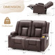 Loveseat Recliner with  Cup Holder and Side Pockets product