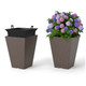Square Taper Planter with Removable Inner Bucket (Set of 2) product