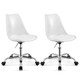 Clear Desk Chair with Swivel Seat and Adjustable Seat Height product