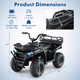 24V Kids Ride-on Electric ATV Toy with LED Lights product