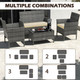 4-Piece Patio Furniture Set with Tempered Glass Coffee Table  product