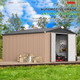 10' x 14' Outdoor Storage Shed with Lockable Doors product