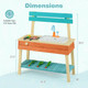 Kids' Wooden Kitchen/Potting Bench Play Set product