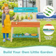 Kids' Wooden Kitchen/Potting Bench Play Set product