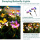 Outdoor Solar Swaying Butterfly Garden Lights (4-Pack) product