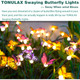 Outdoor Solar Swaying Butterfly Garden Lights (4-Pack) product