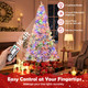 7FT Half Artificial Pre-Lit Christmas Tree product