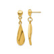 14K Yellow Gold Polished Teardrop Dangle Earrings product