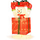 Lighted Snowman in Gift Box Christmas Decoration product