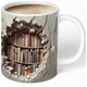Library Bookshelf Mug product