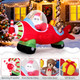 7.2 ft  LED Christmas Airplane Inflatable Decoration  product
