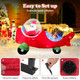 7.2 ft  LED Christmas Airplane Inflatable Decoration  product