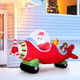 7.2 ft  LED Christmas Airplane Inflatable Decoration  product