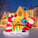 7 Foot Christmas Inflatable Santa Decoration  product
