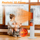 1500W 3D Flame Oscillating Space heater product