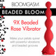 Bloomgasm Premium Silicone Beaded Rose Vibrator product