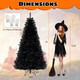 Halloween Tree with Black Branch Tips and Orange, Purple LED Lights product