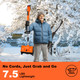 PowerTronx Cordless Powered Snow Shovel product
