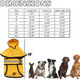 Reflective Raincoat With Hood For Dogs (x-large) product