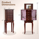 Standing Jewelry Organizer Armoire  product