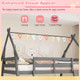 Twin-Over-Queen House Shaped Bunk Bed Frame product