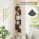  5-Tier Floating Corner Bookshelf with 90° Angle product