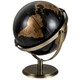 720° Rotating Metallic Black World Globe product