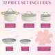 Paris Hilton Epic Nonstick Pots and Pans Set (12 Pieces) product