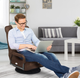 360-Degree Swivel Floor Chair with Adjustable Backrest product